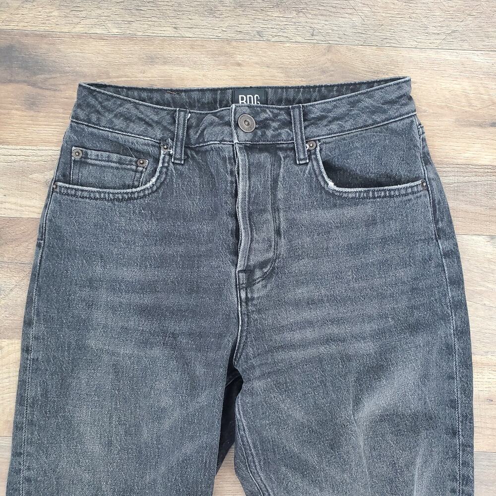 BDG Urban Outfitters Black Dillon Jeans Cut Off Skinny Jeans Size 28 - Picture 2 of 7